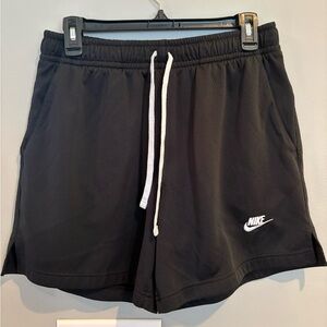 Nike Black Shorts with White Logo